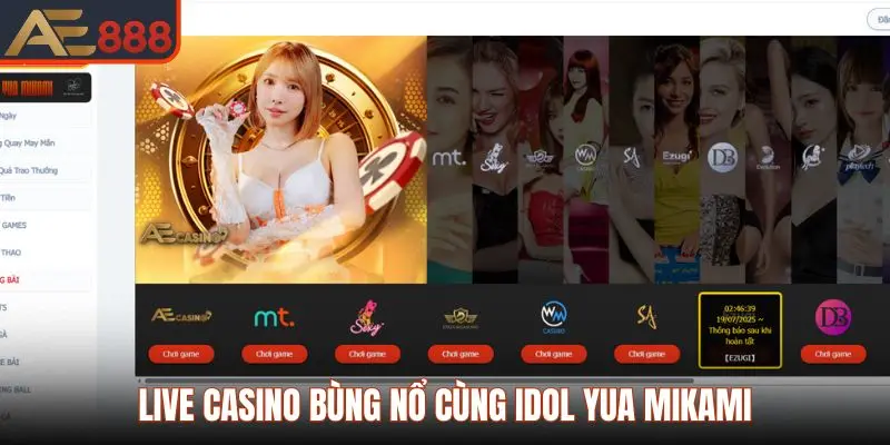 Trang Chủ 38 Live casino bùng nổ cùng idol Yua Mikami