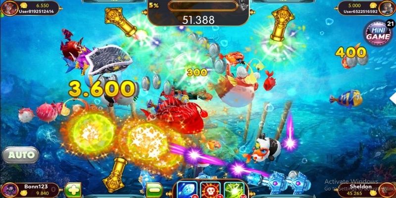 Bắn Cá Rồng - Thế Giới Đại Dương Kỳ Bí, Thưởng Cực Khủng 3 Thời điểm vàng tung kỹ năng đặc biệt để kết liễu boss